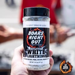 Boars Night Out White Lightning Seasoning Rub, 14.5 oz. Bottle at