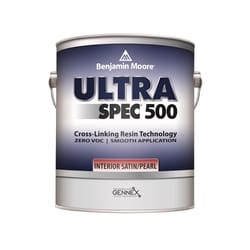 Benjamin Moore Ultra Spec 500 Satin/Pearl White Water-Based Paint Interior 1 gal