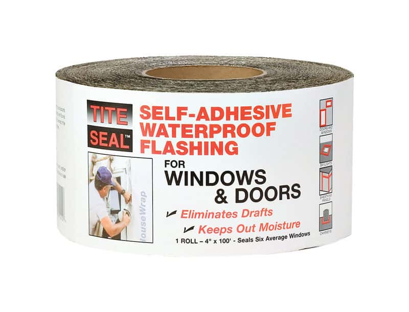 Tite Seal 4 in. W x 100 ft. L Rubber SelfAdhesive Waterproof Flashing