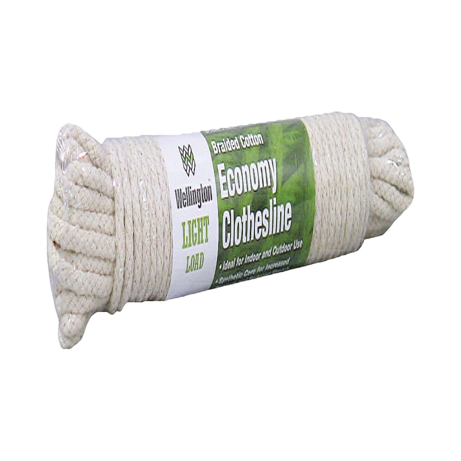 Wellington 3/16 in. D X 50 ft. L Natural Braided Cotton Clothesline
