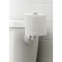 Safe-Er-Grip Bright White Toilet Paper Holder
