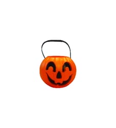 Union Products 8 in. Pumpkin Pail Halloween Decor