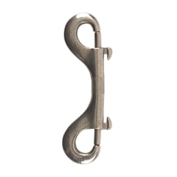 Heavy - Duty Nickel - Plated 3-3/8 Double Ended Snap Hook Double