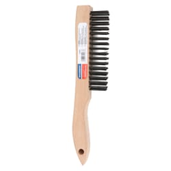 Warner 4 in. W X 11 in. L Carbon Steel Wire Brush