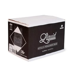 MTN Liquid Metallic Gold Alkyd-Base Metallic Paint Exterior and Interior 6.76 oz