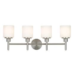 Design House Satin Nickel 4 lights Vanity Light Surface