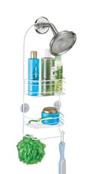 iDesign White Steel Shower Caddy