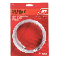 Ace For Universal White Faucet Sprayer Hose