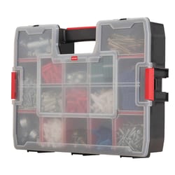 Craftsman 14.8 in. W X 2.71 in. H X 11.5 in. D Storage Organizer Plastic 14 compartments Black/Red