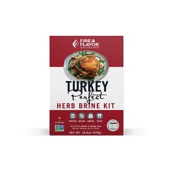 Fire & Flavor Turkey Perfect Herb Brine Kit and Seasoning 16.6 oz