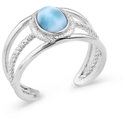 Montana Silversmiths Women's Peace & Serenity Blue/Silver Ring One Size Fits Most