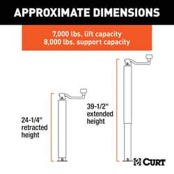 CURT 8000 lb For Trailer Jack