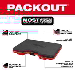 Milwaukee PACKOUT 18 in. L X 14 in. W Rubber Kneeling Pad Black