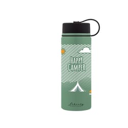 Liberty 20 oz Happy Camper Multicolored BPA Free Vacuum Insulated Bottle