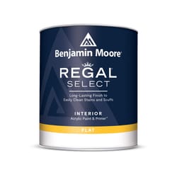 Benjamin Moore Regal Select Flat Base 1 Paint and Primer Interior 1 qt