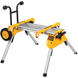 DeWalt Aluminum 9 in. H X 19.75 in. W Rolling Table Saw Stand 200 lb. capacity Yellow 1 pc