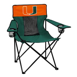 Logo Brands Elite Green Miami Folding Chair