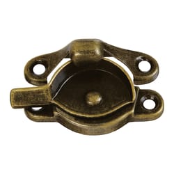 National Hardware Antique Brass Bronze Die-Cast Zinc Sash Lock 1 pk