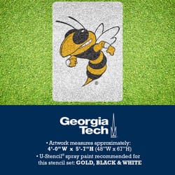 U-Stencil Buzz Georgia Tech Lawn Stencil