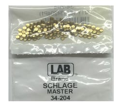 Schlage Brass-Plated Brass Master Pin