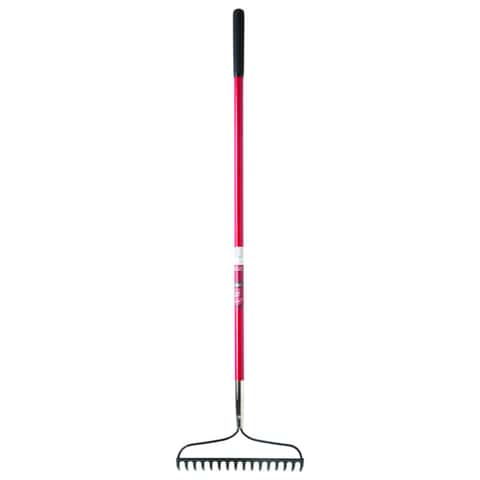Ace 57 in. 16 Tine Steel Bow Rake Fiberglass Handle Mfr# 7012818 - Ace ...