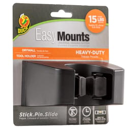 Duck EasyMounts 4.5 in. L Matte Black Fiberglass Tool Holder 15 lb. cap. 1 pk