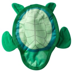 Pet Shop by Fringe Studio Green Plush Shell of a Time Dog Toy 1 pk