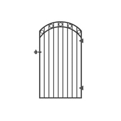Nuvo Iron 68 in. L Galvanized Black Steel Adjustable Gate Kit 1 pk