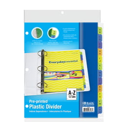 Bazic Products Multicolored Binder Dividers 1 pk