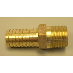 Campbell 3/4 in. MPT 3/4 in. D Barb Red Red Brass Male Adapter