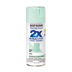 Rust-Oleum Painter's Touch 2X Ultra Cover Gloss Ocean Mist Paint+Primer Spray Paint 12 oz