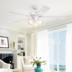 Westinghouse Vintage 52 in. White LED Indoor Ceiling Fan