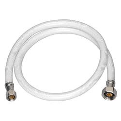 Ace 3/8 in. Compression X 1/2 in. D FIP 48 in. PVC Supply Line