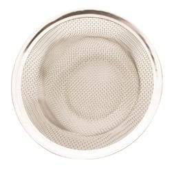 Plumb Pak 2-1/2 in. D Natural Gray Stainless Steel Strainer Basket