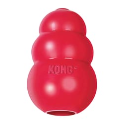 Boss Pet Kong Red Rubber Dog Toy S in. 1 pk