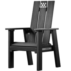 Breeo X Series Black HDPE Frame Adirondack Chair