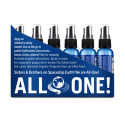 Dr. Bronner's Peppermint Citrus Scent Liquid Hand Sanitizer 2 oz