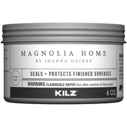 Magnolia Home by Joanna Gaines Kilz Transparent Flat Clear Finishing Wax 6 oz