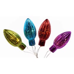 Celebrations LED C-Type Multicolored 12 ct Novelty Christmas Lights 5.5 ft.