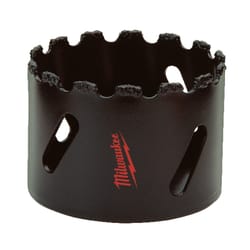 Milwaukee 1-1/4 in. Tungsten Carbide Grit 1.8 in. L X 1/4 in. D Hole Saw