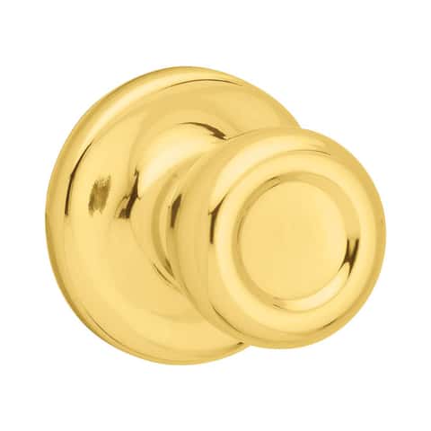 Kwikset Mobile Home Polished Brass Passage Door Knob Right or Left Handed Kwikset Mobile Home Polished Brass Passage Door Knob Right or Left Handed