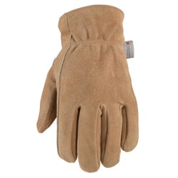 Wells Lamont XL Suede Cowhide Brown Gloves