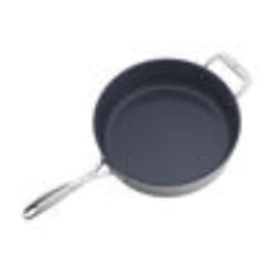 Zwilling J.A Henckels Clad CFX Ceramic/Stainless Steel Saute Pan 11.02 in. 5 qt Silver