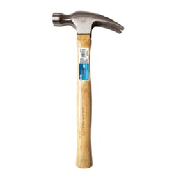 Century Drill & Tool 16 oz Smooth Face Claw Hammer 13 in. Hickory Handle