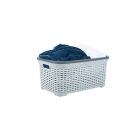 Superio Brand White Plastic Laundry Basket