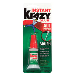 Krazy Glue Super Strength Cyanoacrylate All Purpose Brush On 0.18 oz