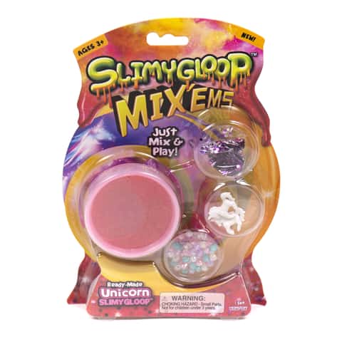 SLIMYGLOOP Mix'EMS Twists Unicorn Milkshake, Metallic Slime