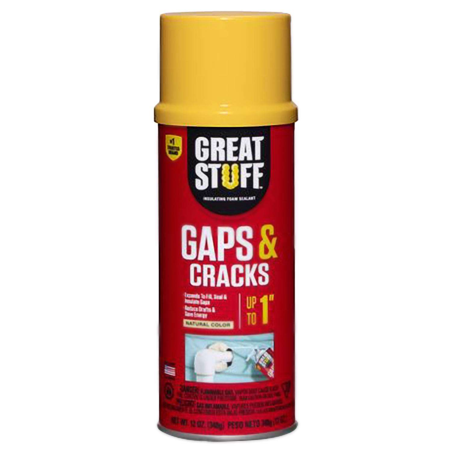 Great Stuff Gaps & Cracks Ivory Polyurethane Insulating Foam Sealant 12