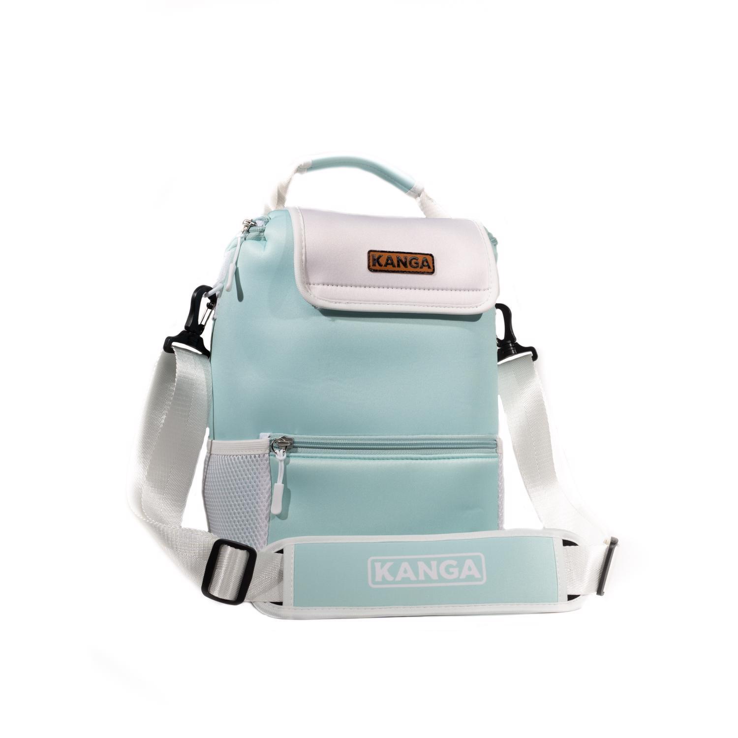 Kanga Aqua/White 12 can Soft Sided Cooler Uae Electronic uaeelectronic.com