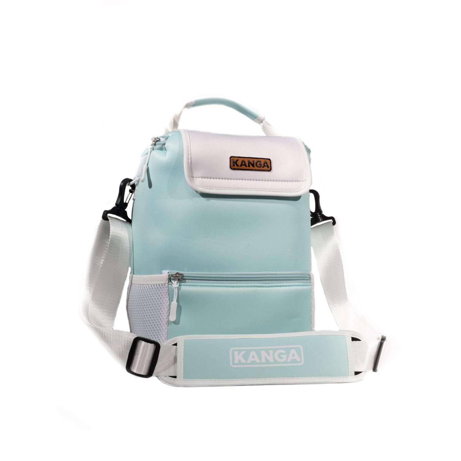 Kanga Aqua/White 12 can Soft Sided Cooler Ace Hardware
